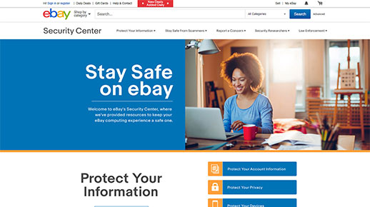 eBay Security Center